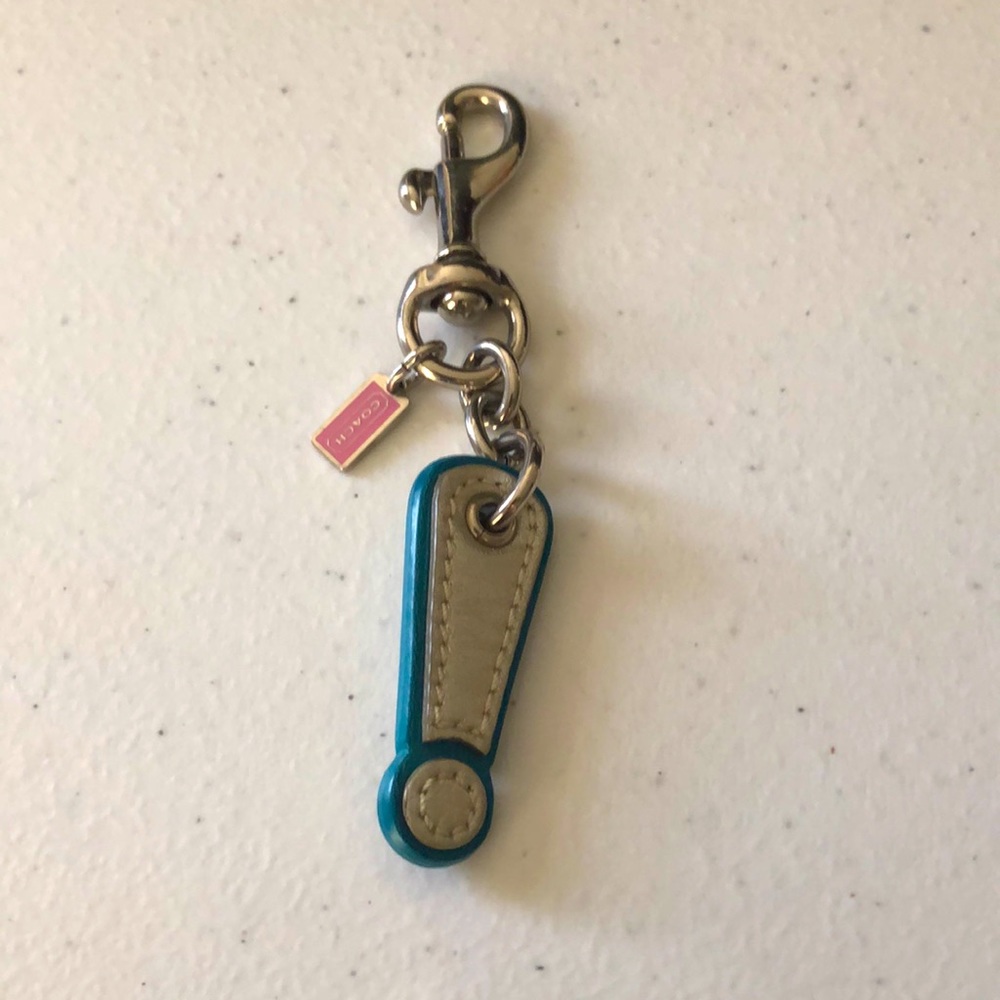 Coach key chain doggle